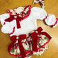 Deluxe Christmas Blouse & Bloomers