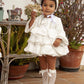 Cream Puffball Dress