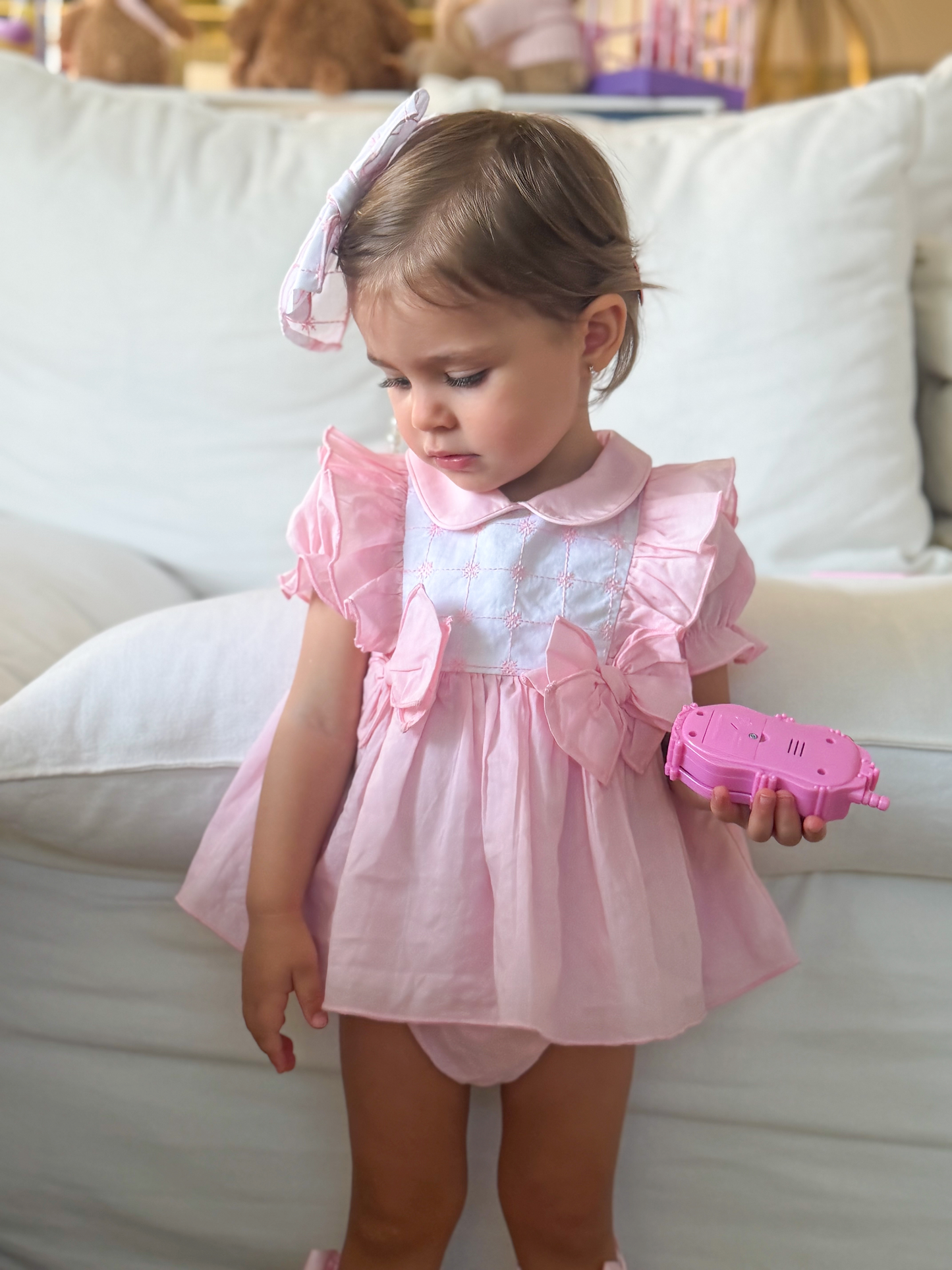 Pink Beau Dress & Knicker set