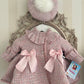 IN23 Pink tweed coat