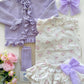 Lilac Floral 3 Piece Skorts Set