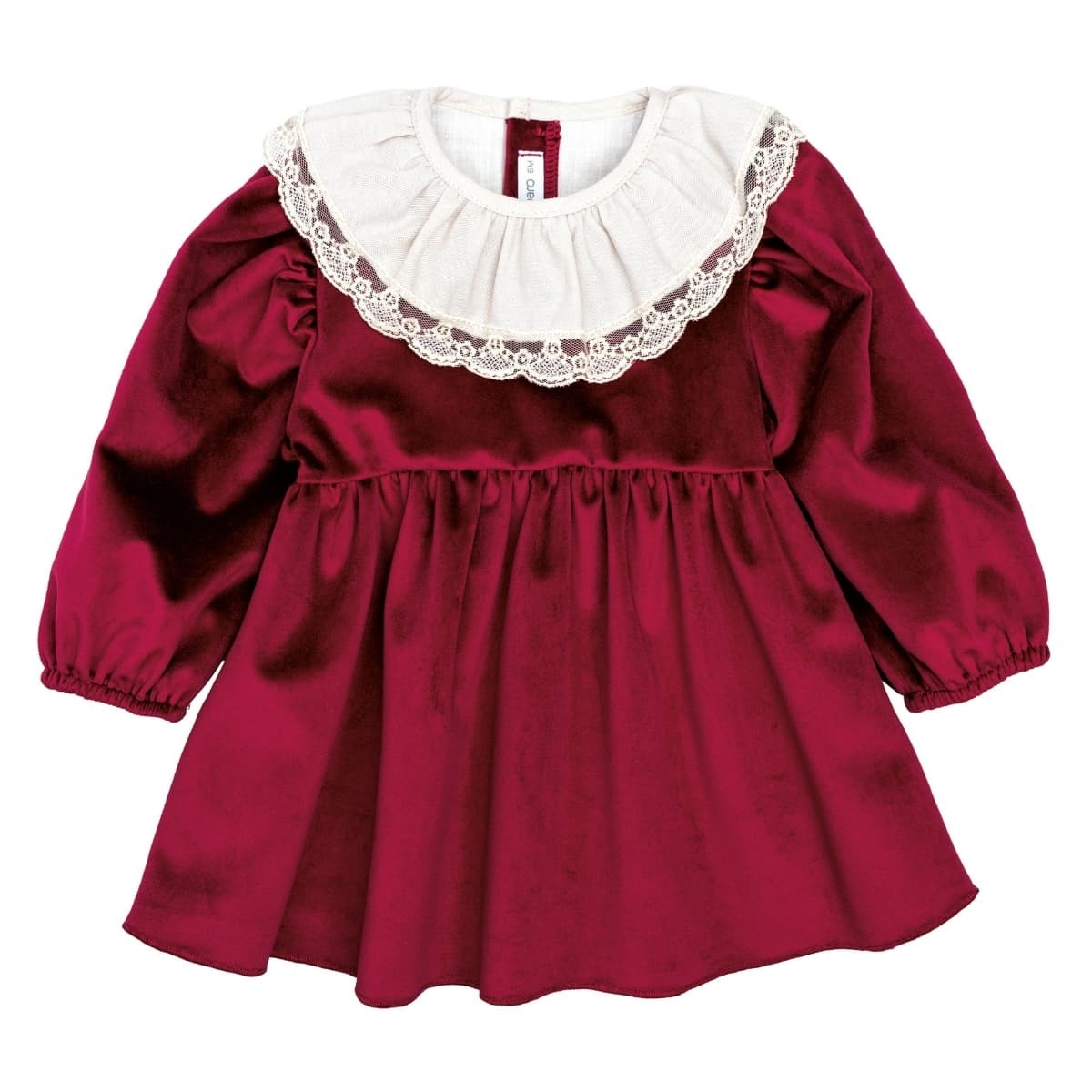 Castro Burgundy Dress 12m- 6y