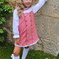 IN23 red houndstooth dress