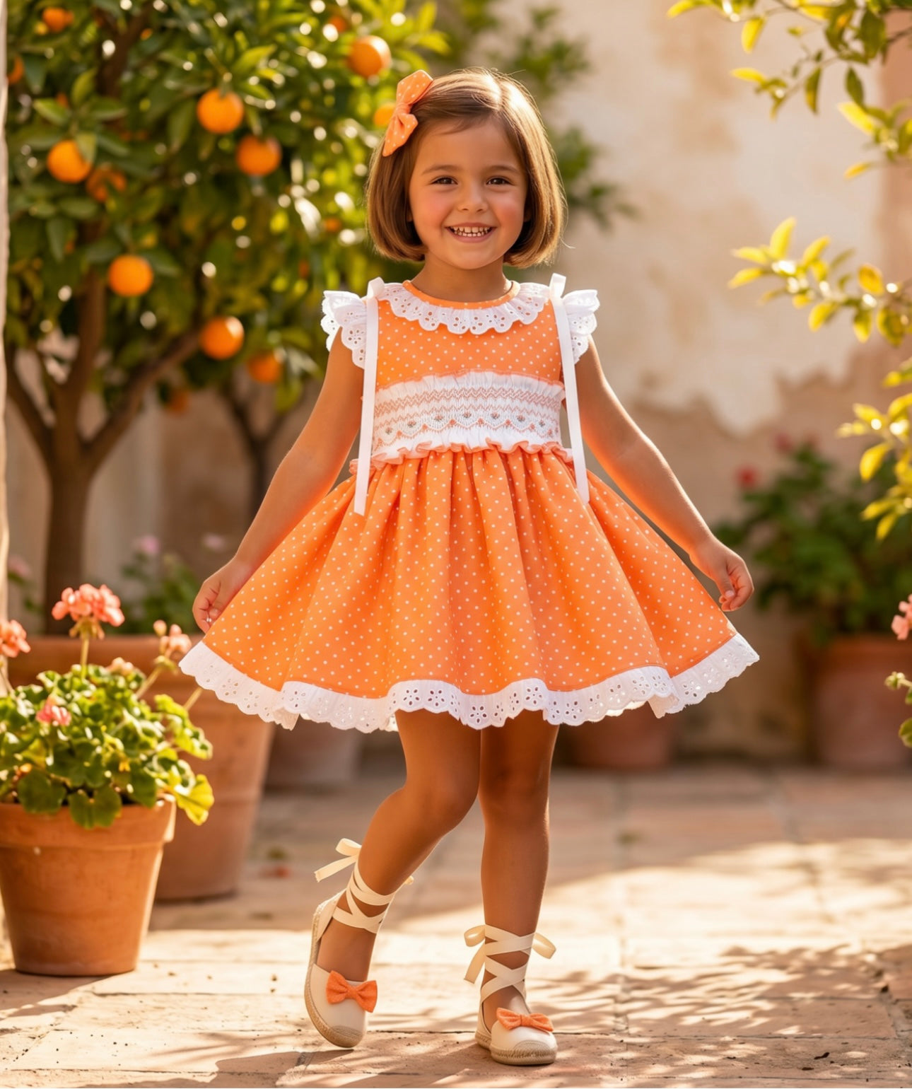 Lillybeth Smocked Dress & Bow