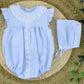 Royal Baby Blue Romper set