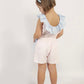 VE24-42 Blouse & Shorts set