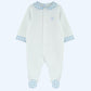 Blue gingham Sleepsuit