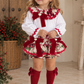 Baby’s Closet Christmas Blouse & Bloomers