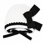 Rahigo Chic White & Black Bonnet