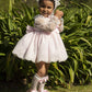 Pink Lace Puffball Dress