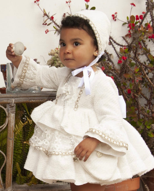Cream Puffball Dress