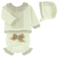 Cream & Beige 3 piece knitted set.