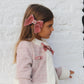 Pink Velvet Hair Bow