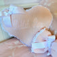 Heart shape pillow with personalization