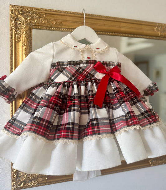 Mabel Cream Puffball Dress