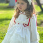 Cream Heart Puffball Dress