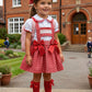 Summer School Pinafore & Blouse Set