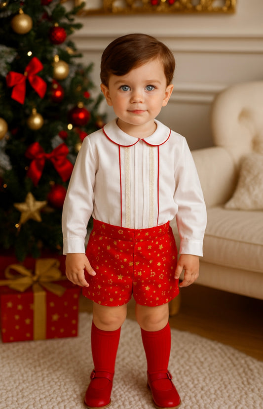 Red Estrella Boys Set