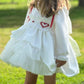 Cream Heart Puffball Dress
