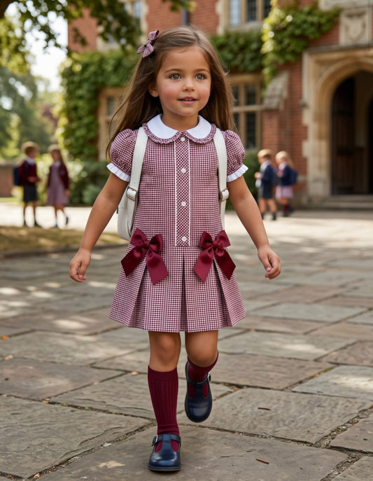 Summer Pleated School Dress