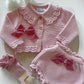 Dusky Pink 2 piece knitted set.