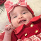 Matching valentines headband