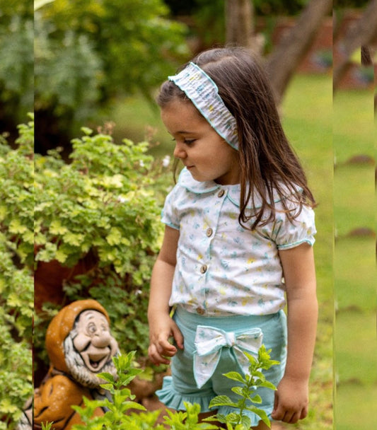 Kara Blouse & shorts set