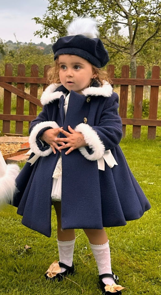 Navy Frances Catherine Coat