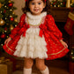 Red Estrella Puffball Dress