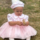 Barbie pink pique dress