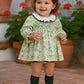 Babyferr sage floral 2 piece dress set