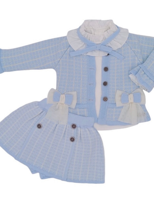 Rahigo Baby Blue & Cream 3 Piece set RE ORDER OCT/NOV DELIVERY (Copy)