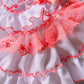 Ela White & Neon Dress Set