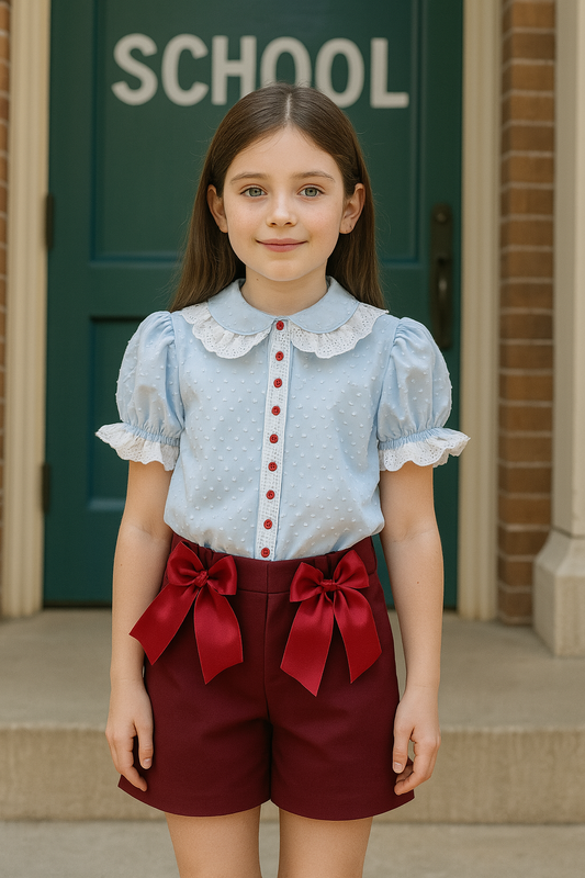 Winter school Shorts Set