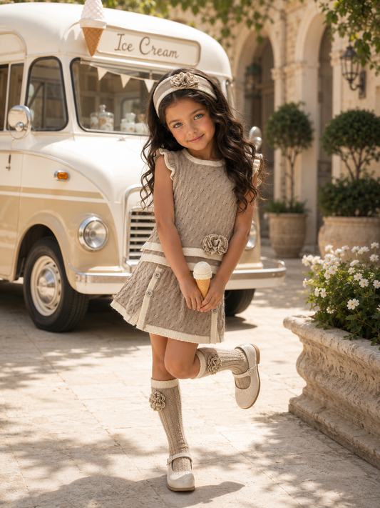 Teddy Two piece skorts set 5-10 years
