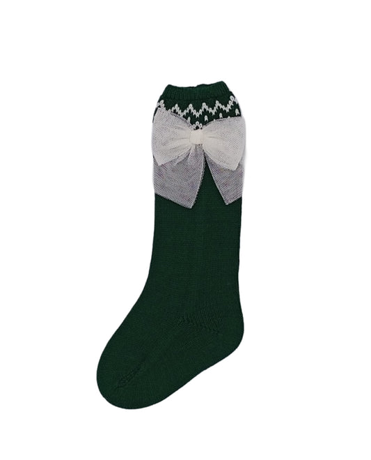Bottle green socks