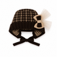 Rahigo Chocolate & Camel Bonnet