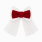 Rahigo Red & White Hair Bow
