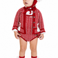 Rahigo Red & White 3 Piece Romper Set