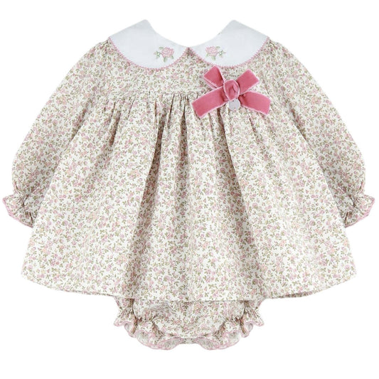 Roses dress & knicker set (3m-5y)