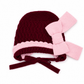 Rahigo Burgundy & Pink Bonnet