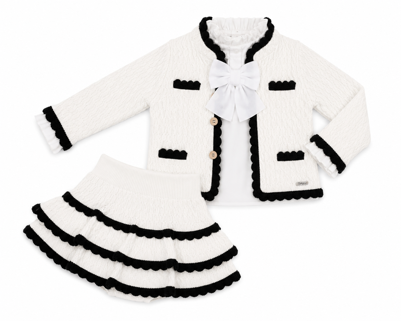 Rahigo Chic White & Black 3 Piece Set