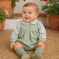Babyferr sage boys romper