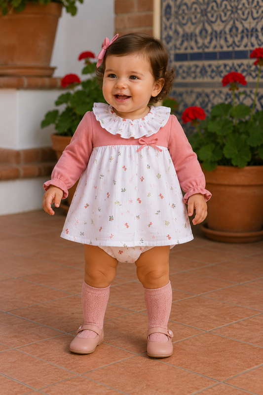 Babyferr Petit Jardin dress & knicker set