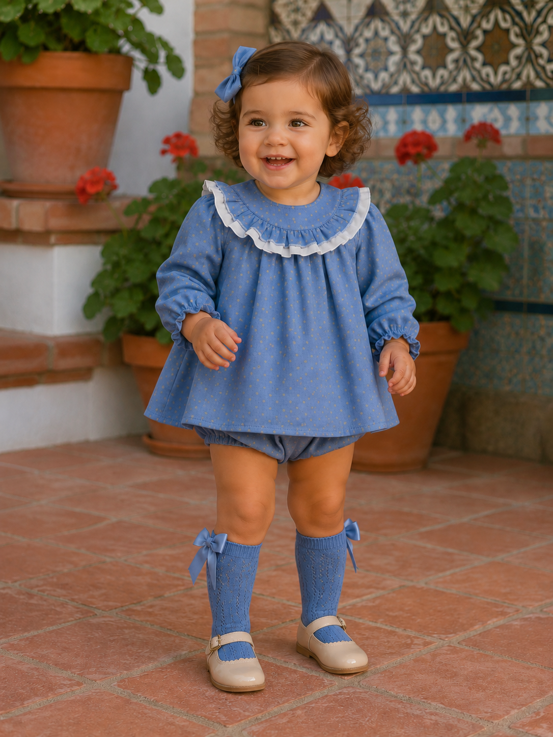 Babyferr Dotty dress & knicker set
