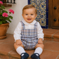 Babyferr Checked Boys shirt & romper