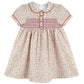 Liberty Red Smock Dress (2-12y)