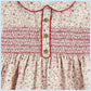 Liberty Red Smock Dress (2-12y)
