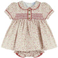 Liberty Red Dress & Knickers set (1m-5y)