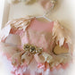 Ela Pink Flores Dress set